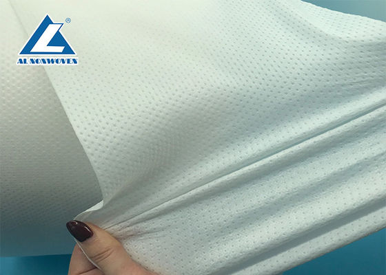 Китай Нонвовен ГСМ 100г эластичный для пеленки делая, не сплетенной медицинской ткани материала пеленки поставщик